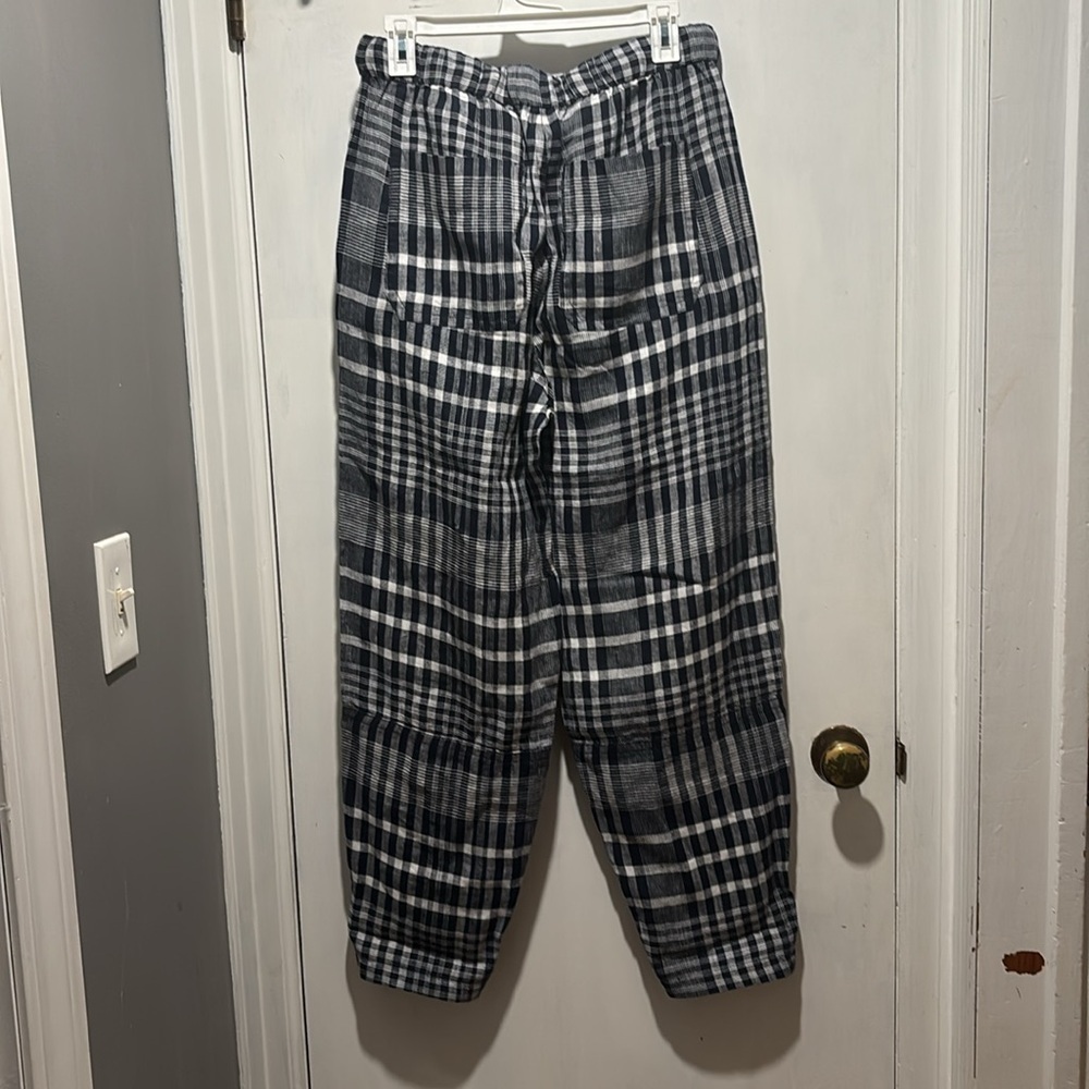 New EVERLANE plaid barrel pants - Picture 8 of 11
